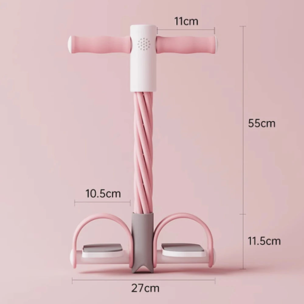 Woman Yoga Pedal Puller Portable Resistance Band Exercise At Home Tension Rope Multifunctional Exercise Equipment