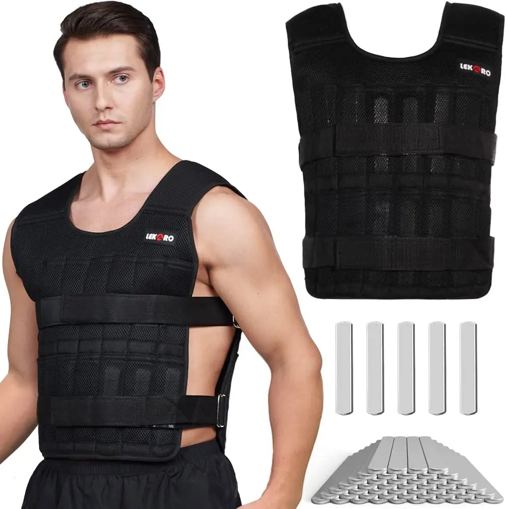 Weight-Bearing Vest Fitness Running Weight-Bearing Strength Training Gym Adjustable Weight Can Be Customized Sports Sand Clothes