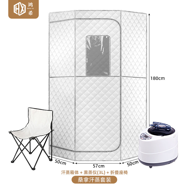 Sauna Machine For Home Whole Body Detoxification Family Space Capsule Sauna Room Steam Sweating Bath Tank Traditional Chinese Medicine Fumigation Bucket Machine Instrument