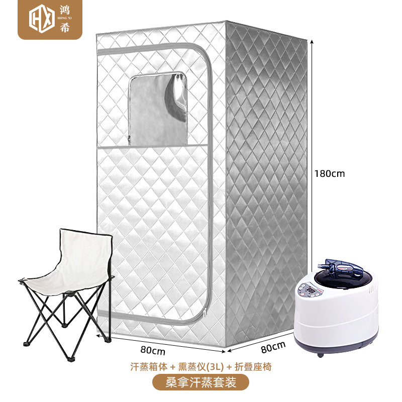 Sauna Machine For Home Whole Body Detoxification Family Space Capsule Sauna Room Steam Sweating Bath Tank Traditional Chinese Medicine Fumigation Bucket Machine Instrument