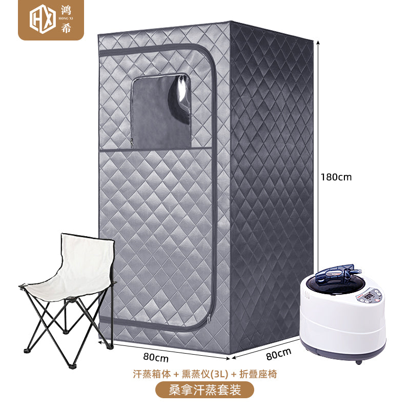 Sauna Machine For Home Whole Body Detoxification Family Space Capsule Sauna Room Steam Sweating Bath Tank Traditional Chinese Medicine Fumigation Bucket Machine Instrument