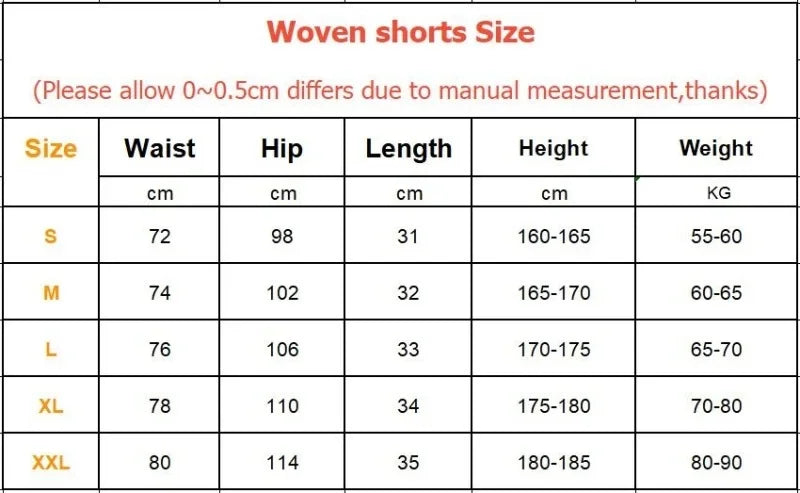 Men's Fitness Training Shorts