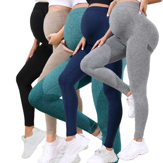 New Slim Pregnant Women's Comfortable Breathable Leggings Carrying Belly Pregnant Women's Shark Pants Pregnant Women's Pants