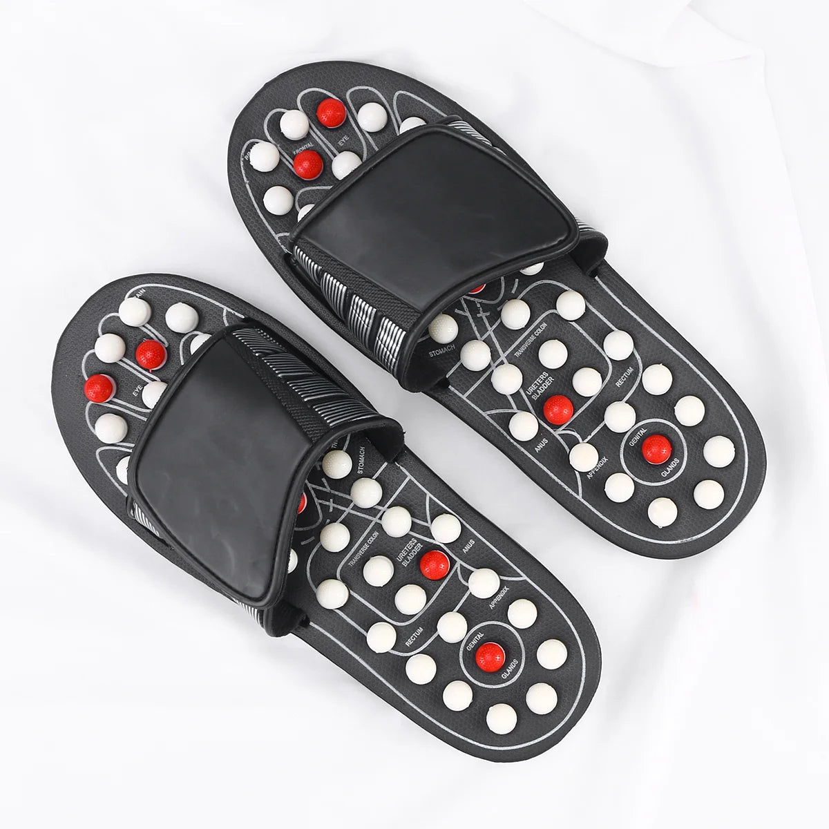 Rotating Tai Chi Gossip Massage Shoes Foot Health Bagua Slippers Magnetic Men and Women