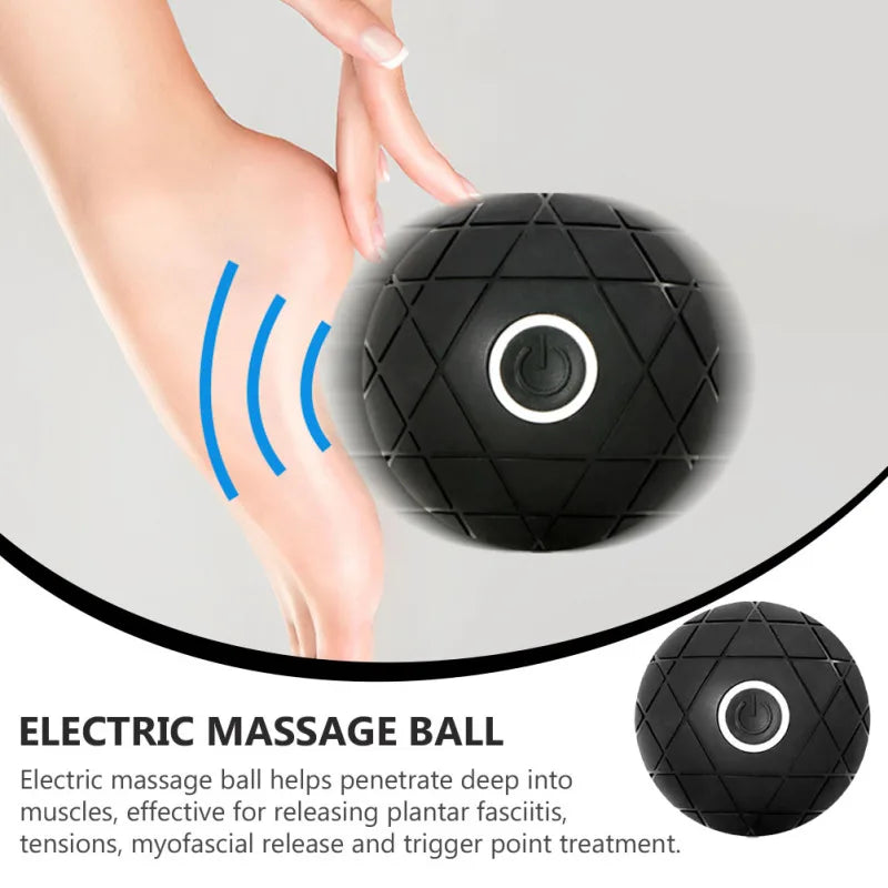 Electric Hemisphere Massage Ball Roller Rechargeable Sport Fascia Ball Fitness Yoga Ball Muscle Relax Body Leg Muscle