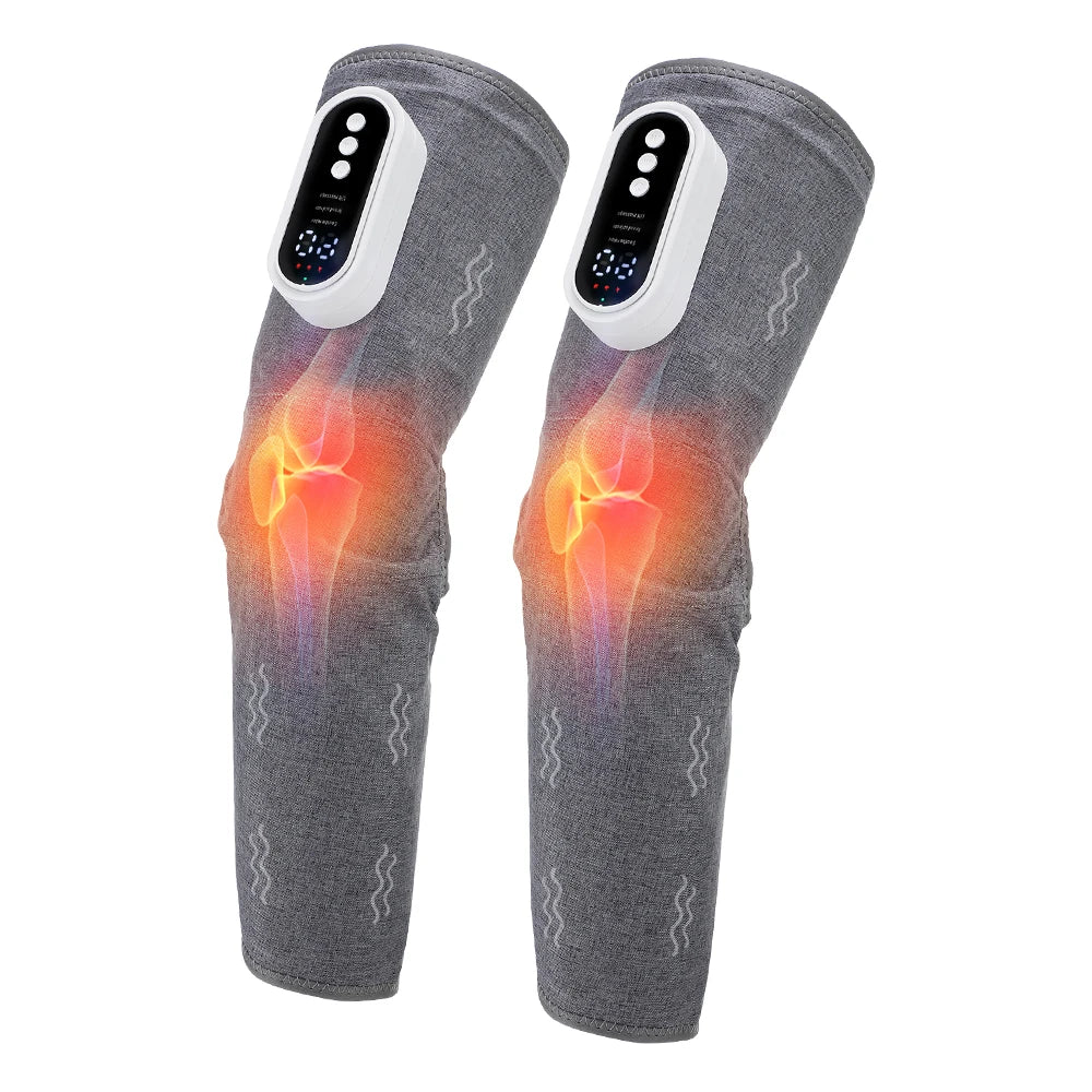 Leg Muscle Relaxer Heated Air Compression Recovery Boot Lymph Release Relieve Foot Fatigue Heating Leg Massager for Athletes