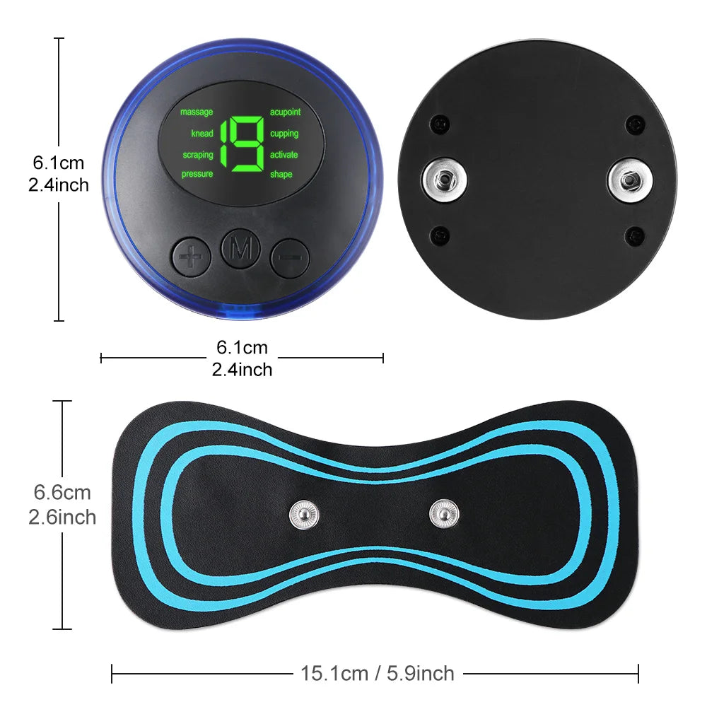 EMS Foot Mat with Controller Electrical Muscle Stimulation Massage +  Electric Neck Massager + Electronic Acupuncture Energy Pen