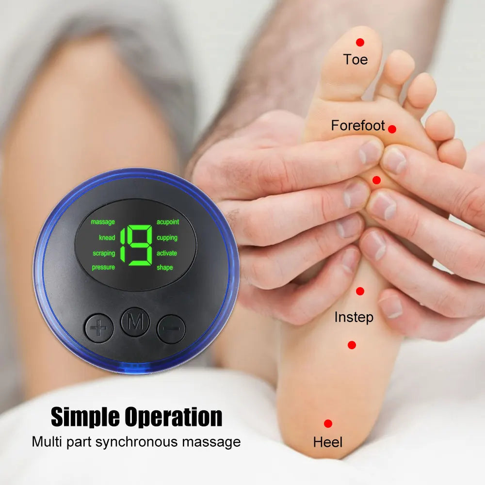 EMS Foot Mat with Controller Electrical Muscle Stimulation Massage +  Electric Neck Massager + Electronic Acupuncture Energy Pen