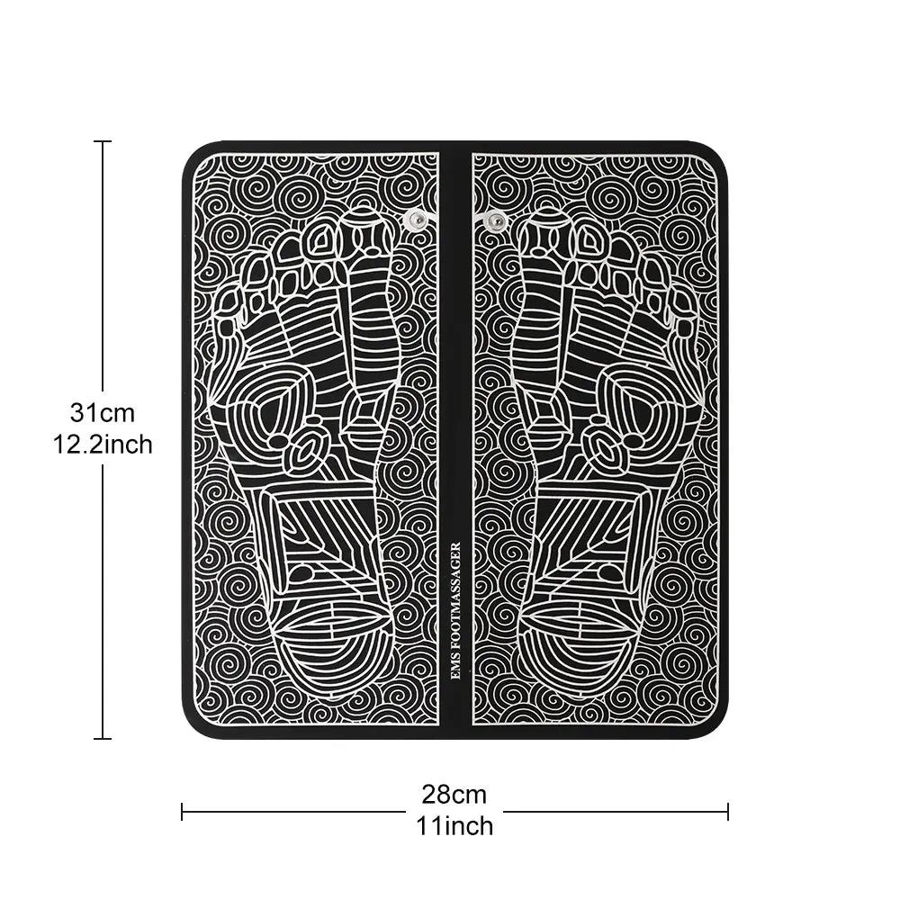 EMS Foot Mat with Controller Electrical Muscle Stimulation Massage +  Electric Neck Massager + Electronic Acupuncture Energy Pen