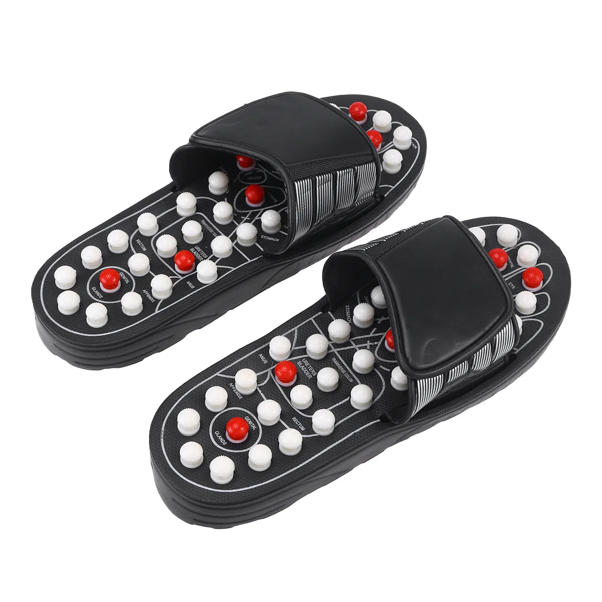 Rotating Tai Chi Gossip Massage Shoes Foot Health Bagua Slippers Magnetic Men and Women